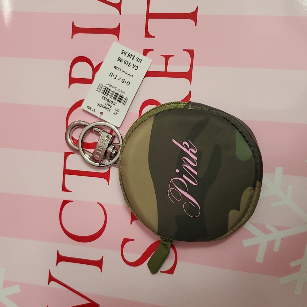 Pink Vs Camo Pouch Key Charm Vs Collectible